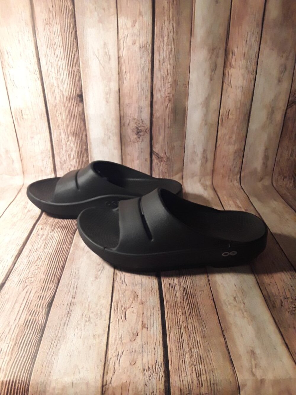 Oofos Black Slides Size EU 37/M4/W6